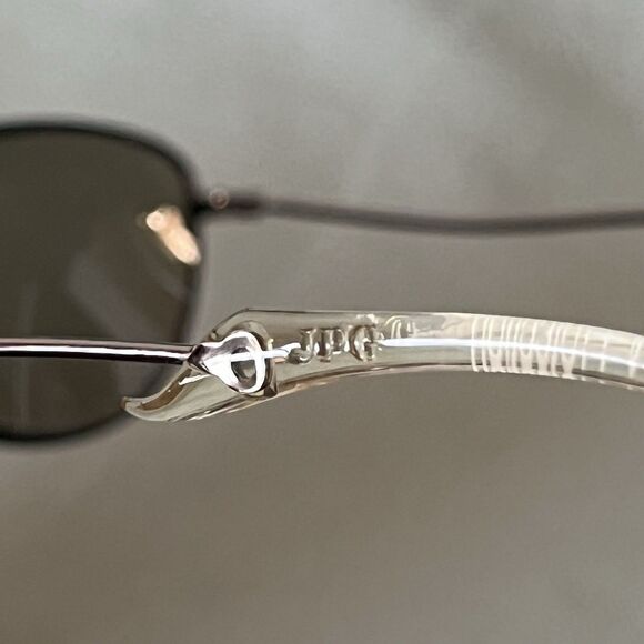 Jean Paul Gaultier JPG 58-0076 Sunglasses Silver Wire Frames Oval Lens UV - Picture 11 of 14